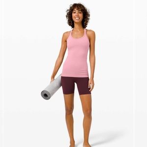 Lululemon Ebb to Street Tank Top (Size 8, Pink Taupe)